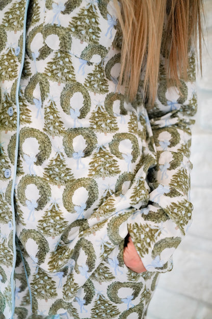 Deck the Halls - Long Pajama Set