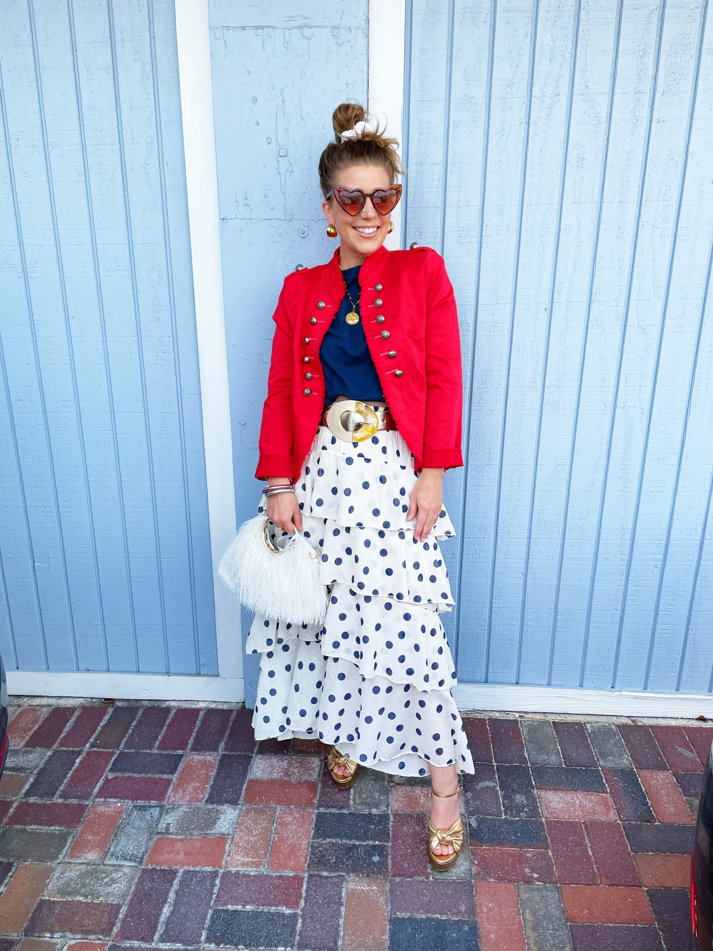 Avery Jacket in Red