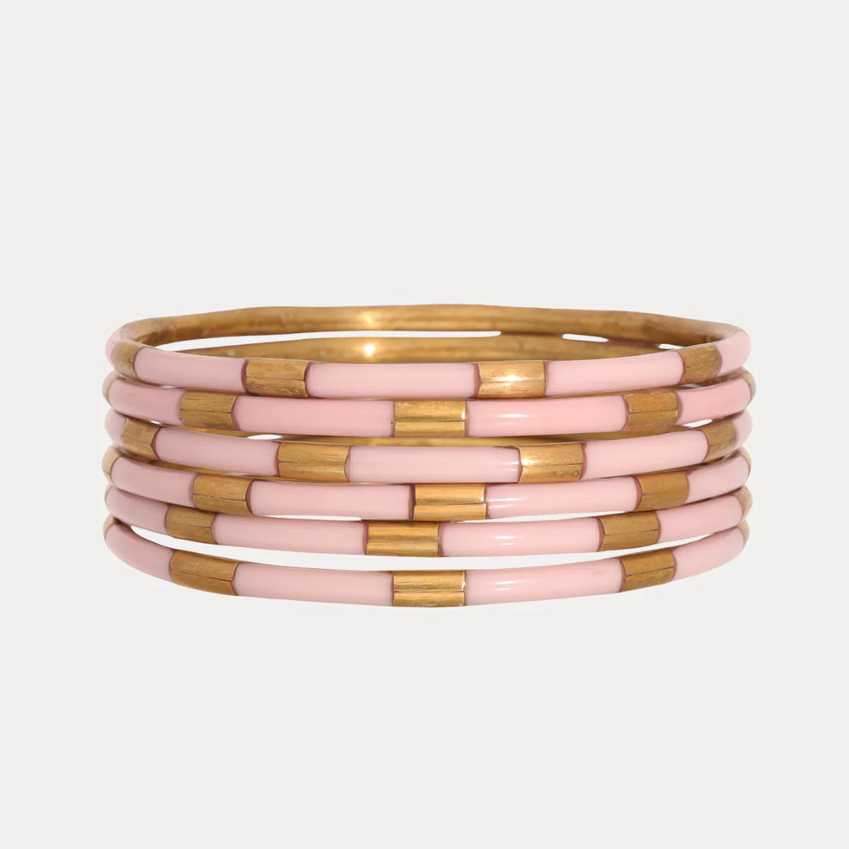 Pink Veda Bangles - Set of 6