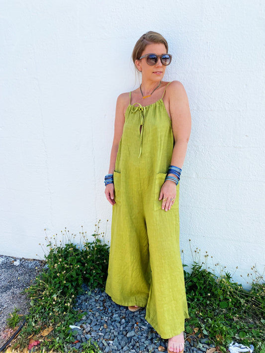 Crystal Jumpsuit in Green
