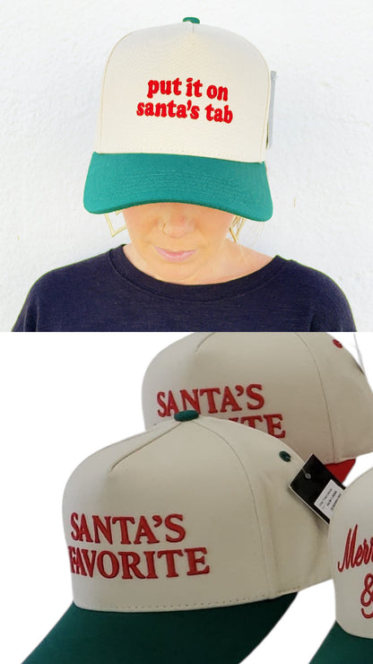 Put It On Santa’s Tab Hat & Santas Favorite