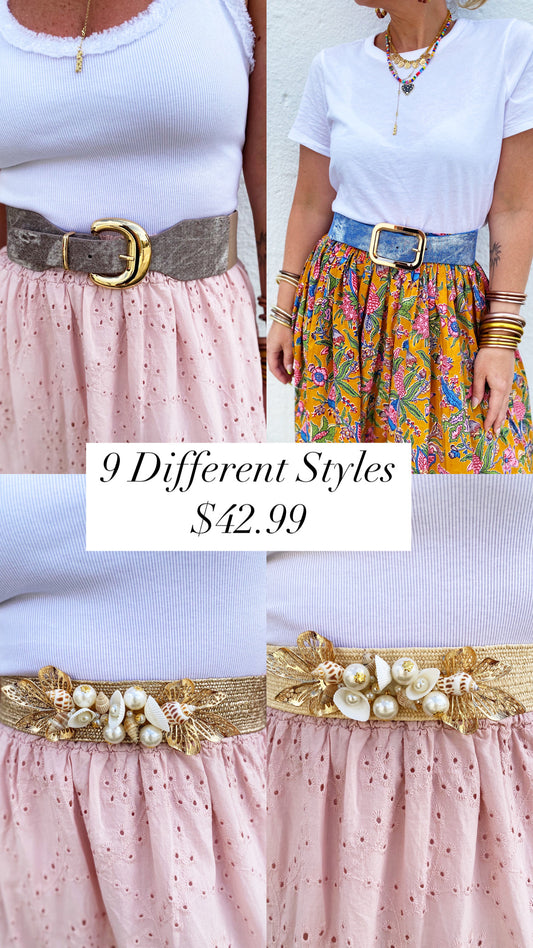 Paulie Belts - multiple styles