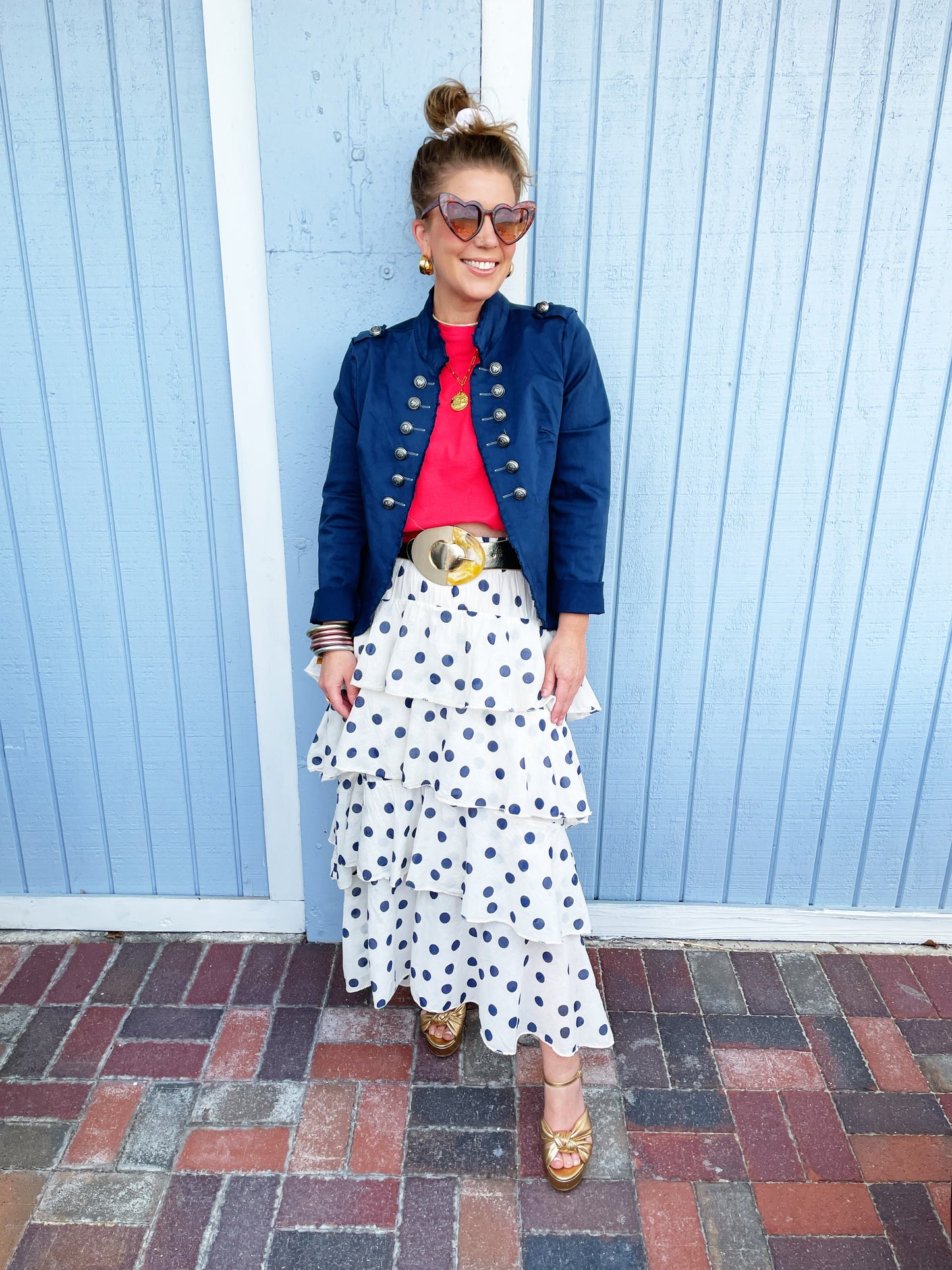 Aubrey Skirt In Polka Dot