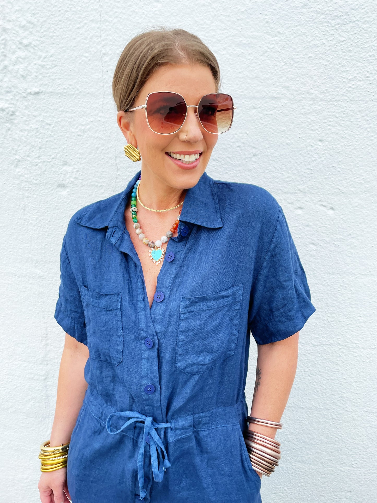 Bailey Jumpsuit in Navy