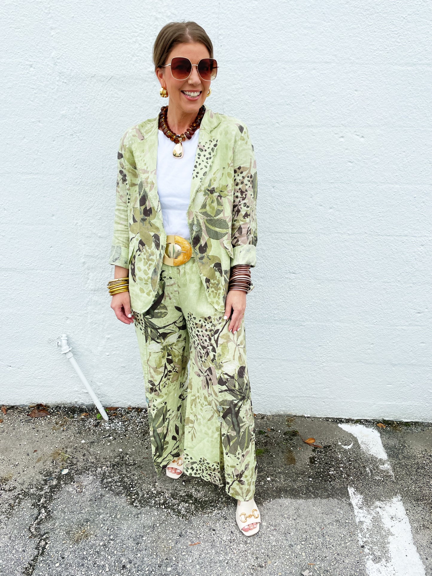 Sarah Pants in Sage