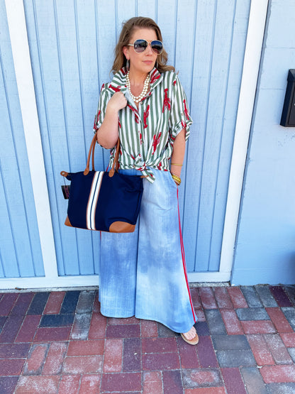 Lobster Green Top