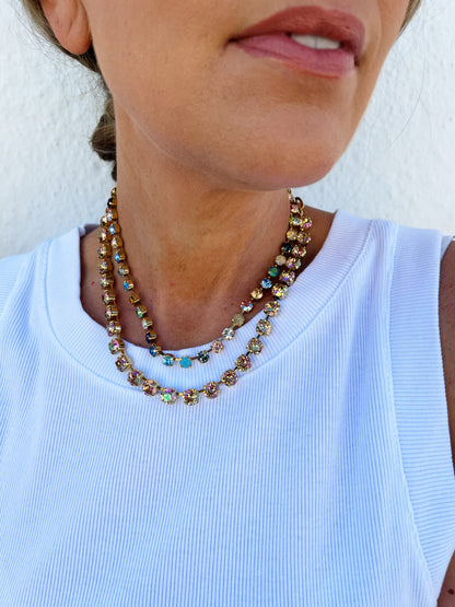Oakland Necklace in Solid Taupe