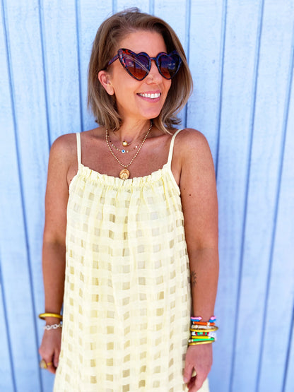 Avery Dress in Yellow