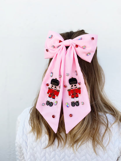 Nutcracker Hair Bow