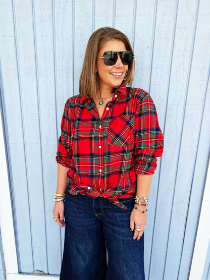 Mommy & Me Flannels with BLING