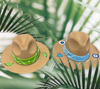 One of a kind hand painted hats