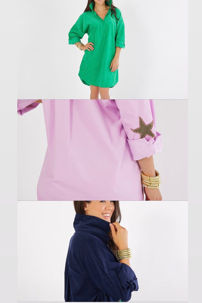 Corduroy Star Dress