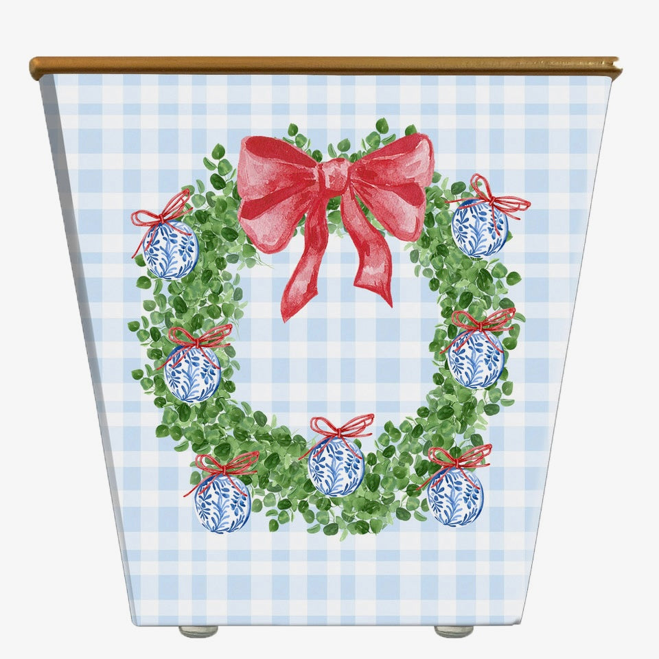 Boxwood Ornaments Cachepot Candle