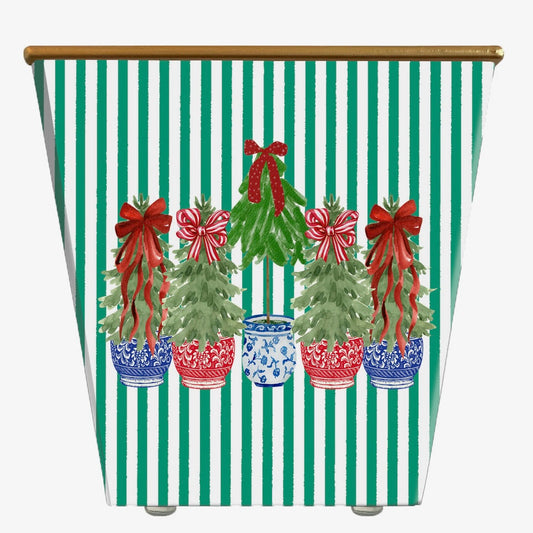 Potted Christmas Trees Cachepot Candle