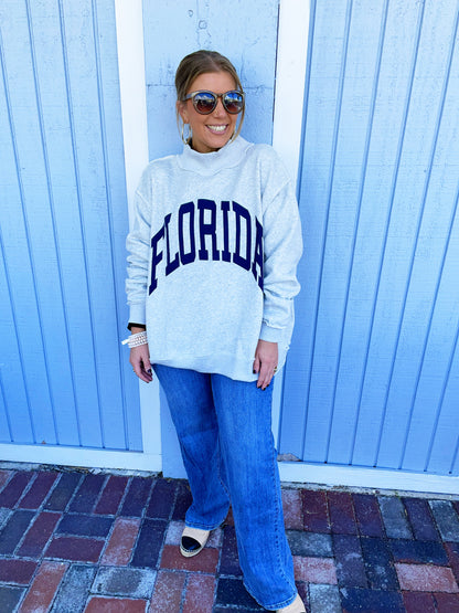 Florida Reversible Mock Sweatshirt