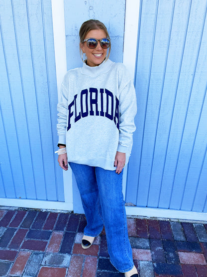 Florida Reversible Mock Sweatshirt