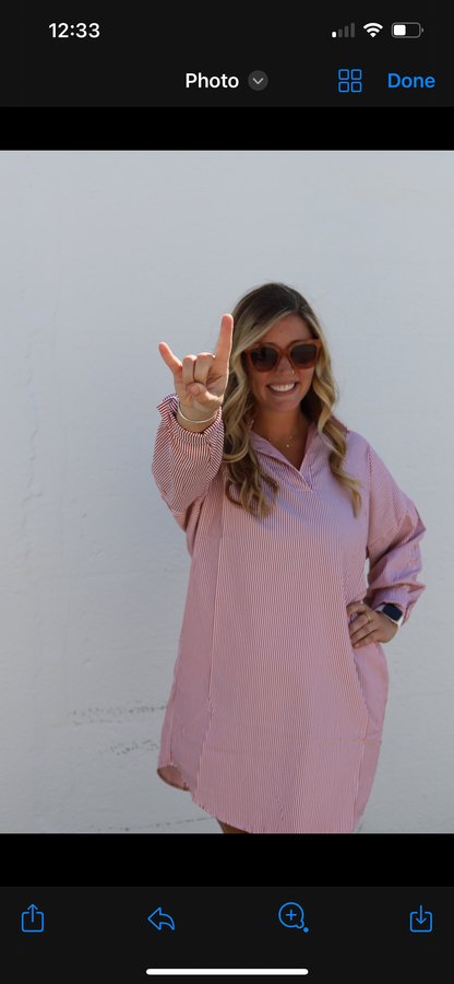 Burnt orange  dress