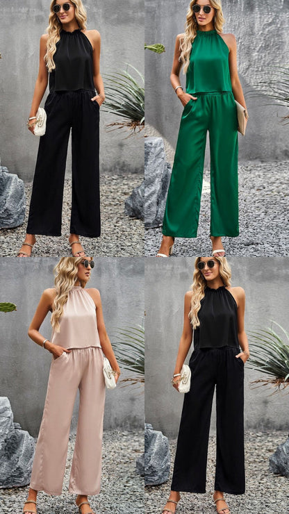 Halter top and Pants set
