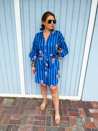 Bengal Stripe Babette Dress
