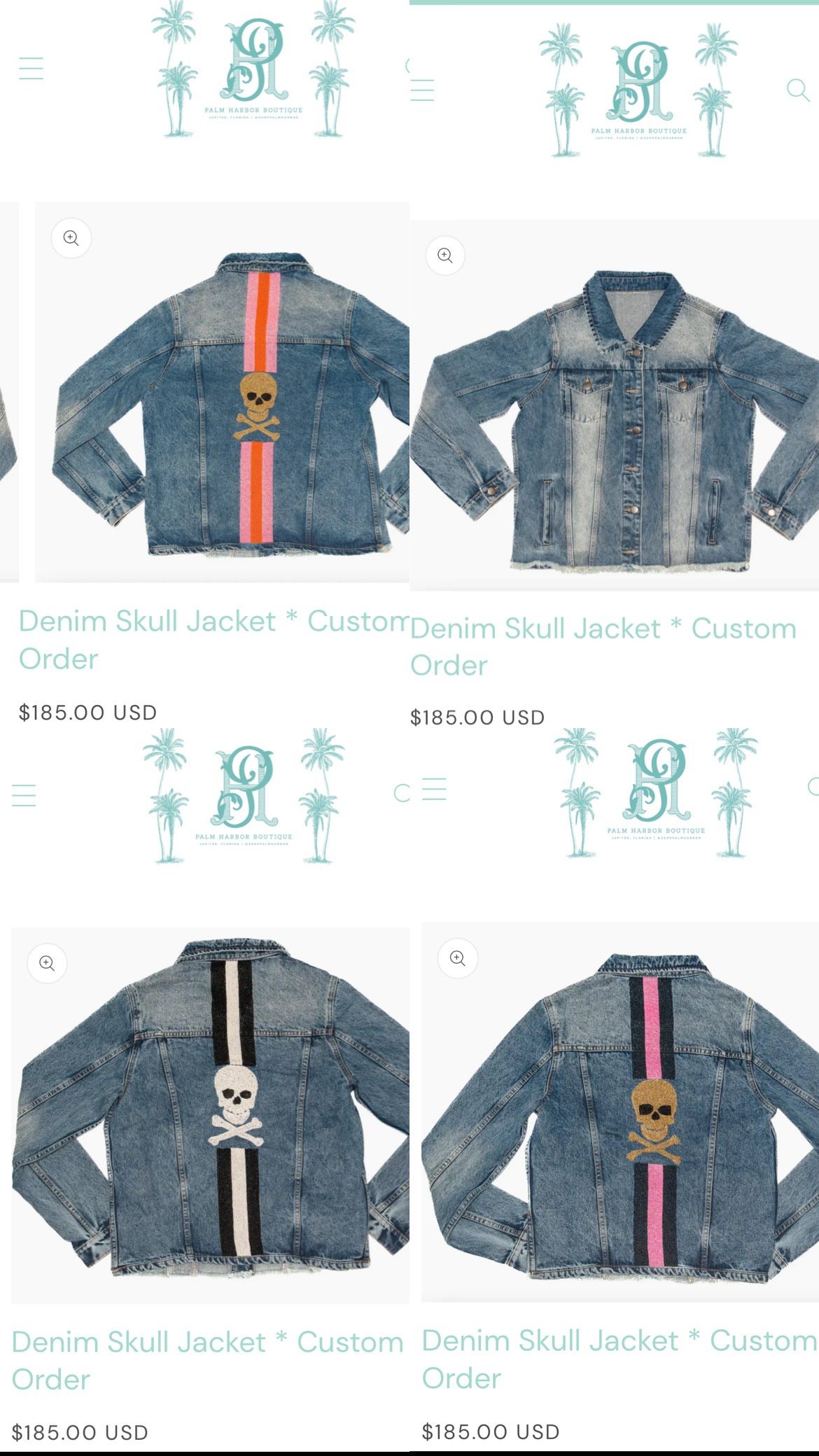 Denim Custom Jacket * Custom Order