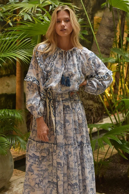 Francesca Bohemian Long Dress