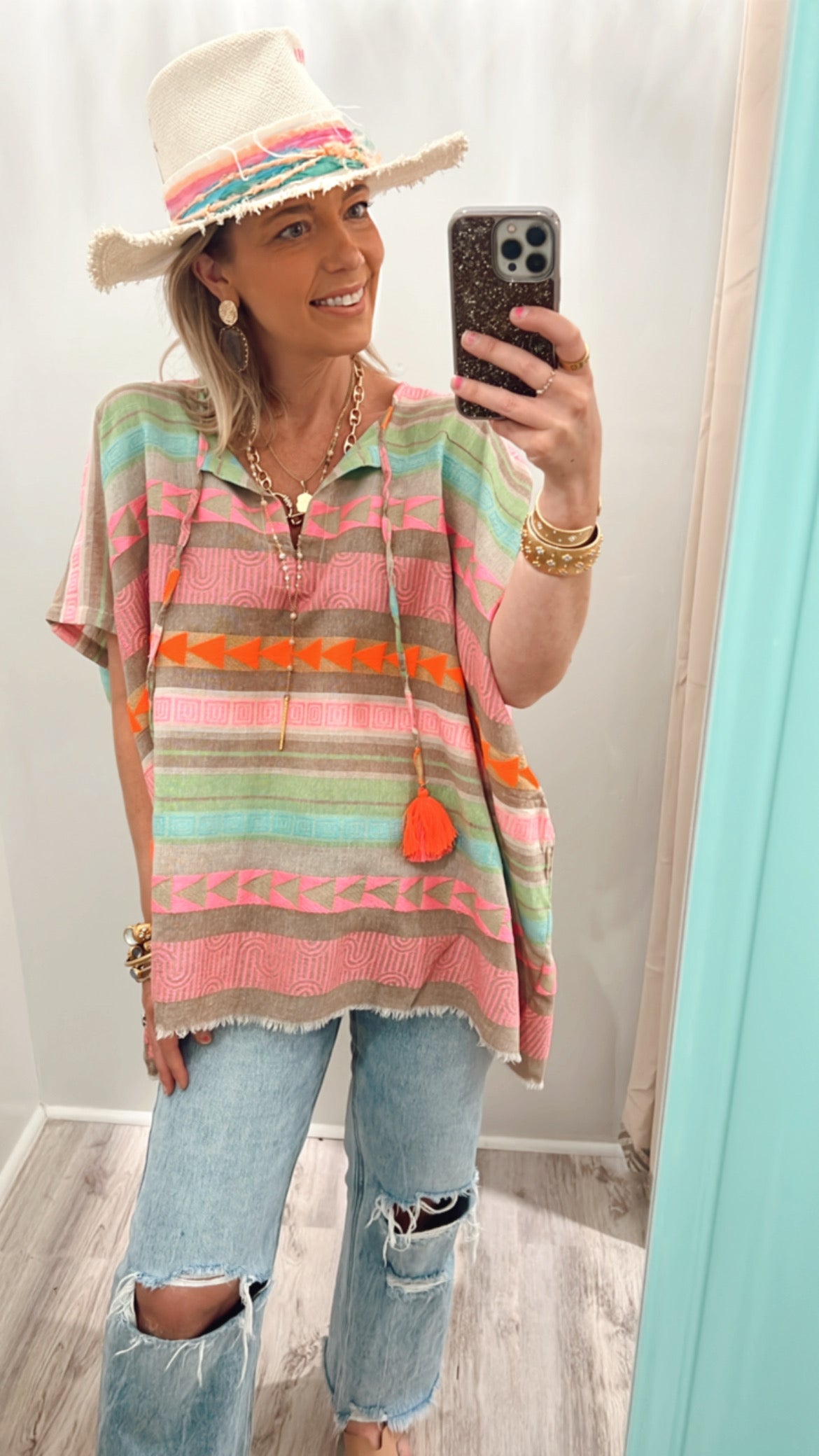 Rebecca Oversized  Top *final sale