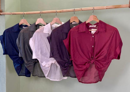 Shelby Tie Top - Multiple Colors