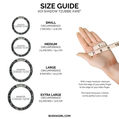 Koi Shadow Tzubbie All Weather Bangle Medium