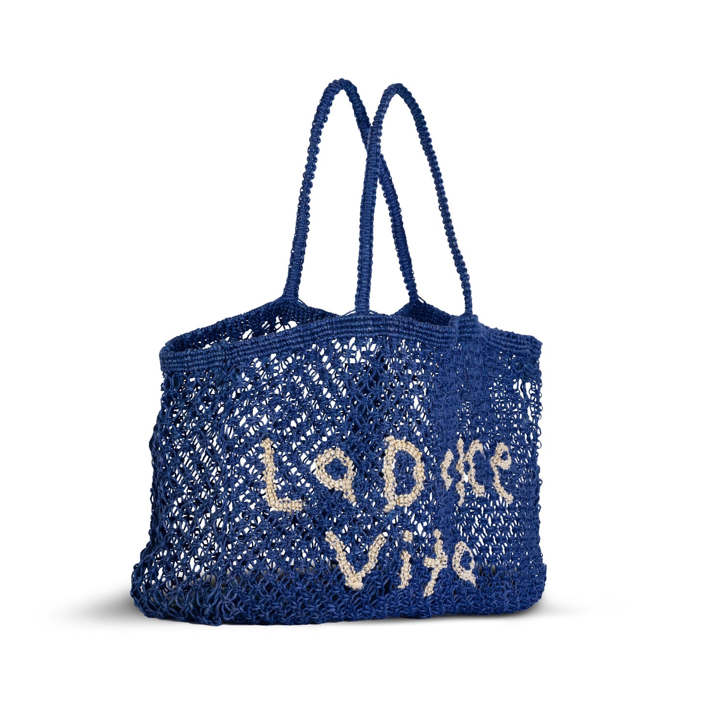 La Dolce Vita Woven Jute Tote