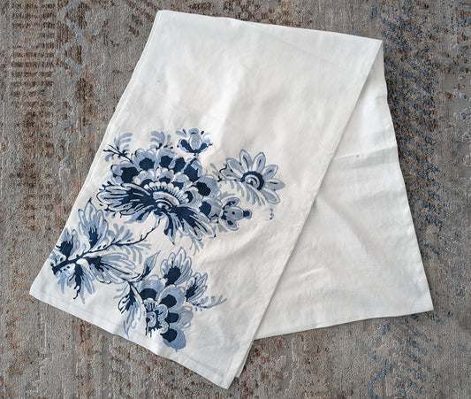 Perennial Blue Table Runner *FINAL SALE