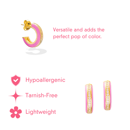 Jubilee Pink Earrings