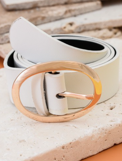 Oval Buckle Belt **FINAL SALE