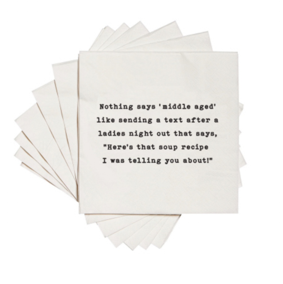 Elle Napkins * Multiple Sayings