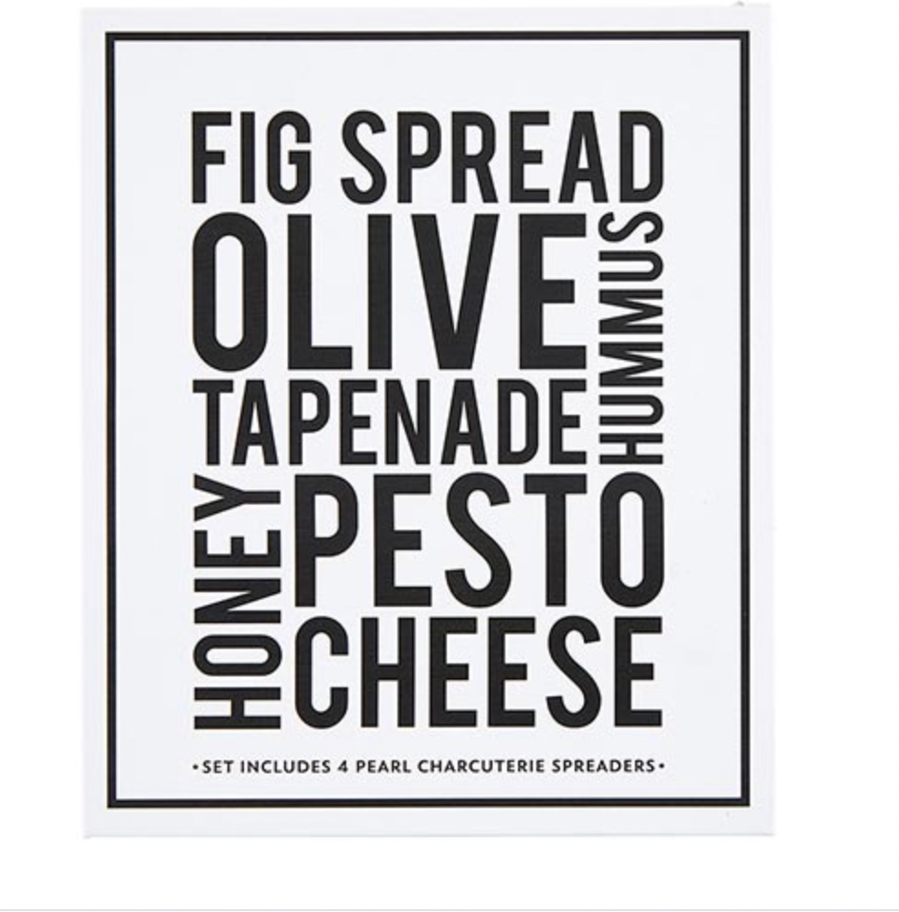 Pearl Charcuterie Spreaders Book Box