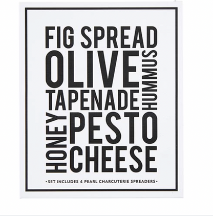 Pearl Charcuterie Spreaders Book Box