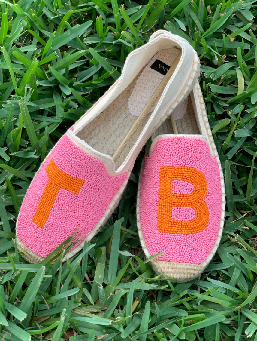 Custom Beaded  Espadrilles