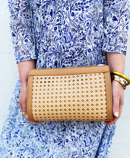 Solei Tan Clutch *FINAL SALE