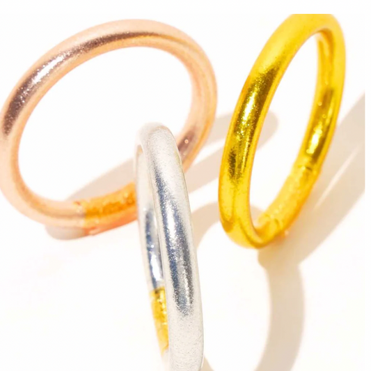 Gold Tzubbie All Weather Bangle® (AWB®) - Serenity Prayer