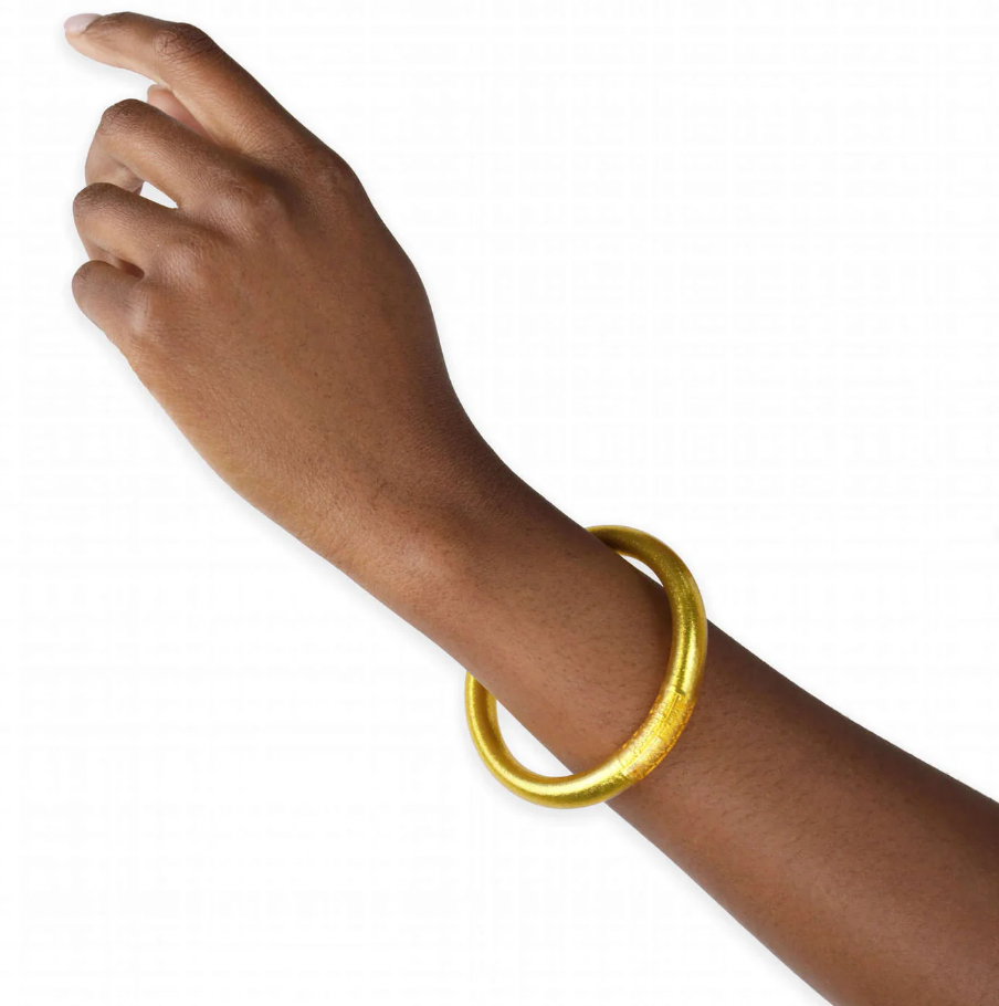 Gold Tzubbie All Weather Bangle® (AWB®) - Serenity Prayer