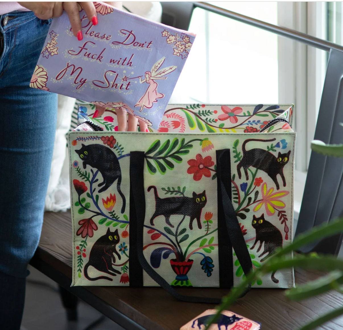 Please Don't F With My Shit Zipper Pouch