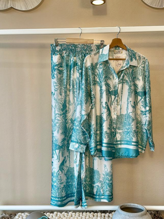 Olivia Set in Turq- PREORDER