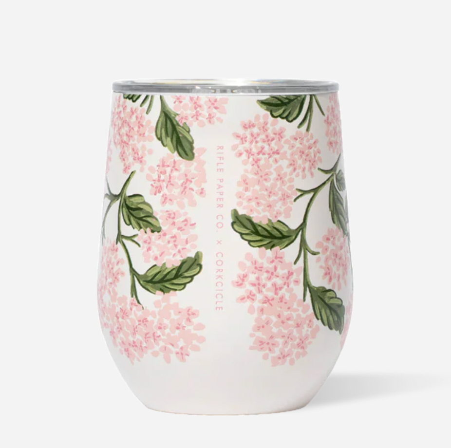 Rifle Paper Co. Stemless Hydrangea Cup