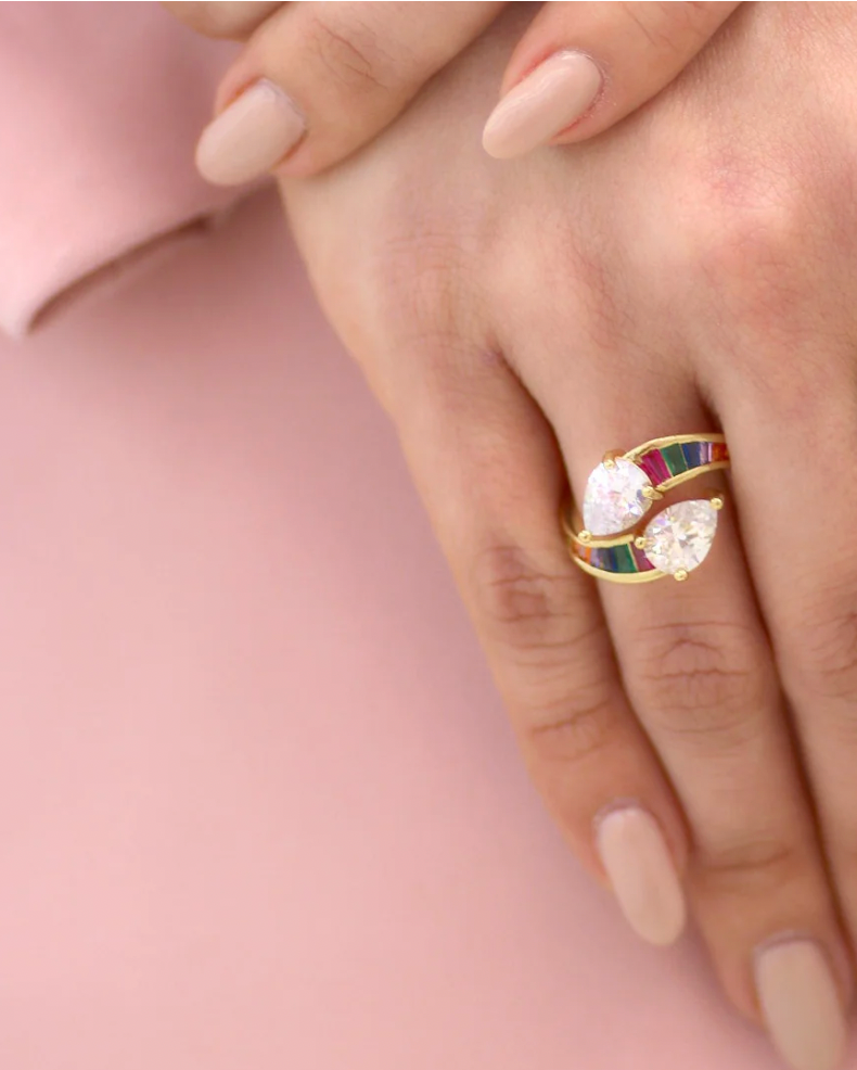 Slater Multi Color Ring