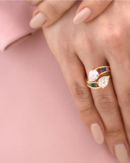 Slater Multi Color Ring