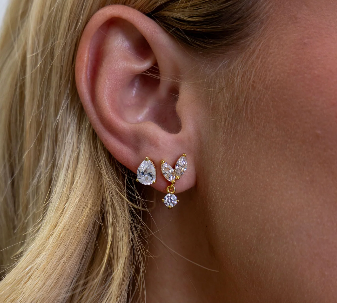 Pear Cut Studs