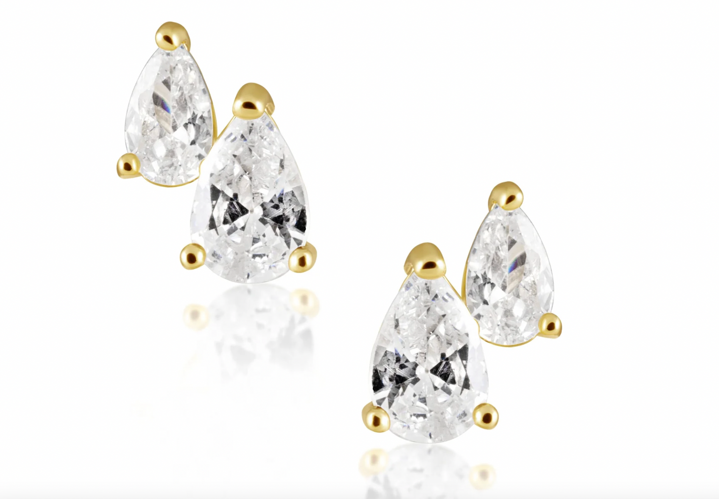 Harmony Mini Pear Studs