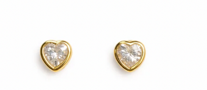 Poppy Mini Heart Earrings