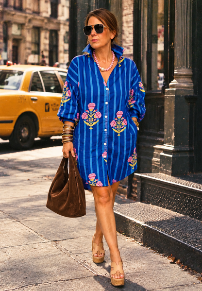 Bengal Stripe Babette Dress