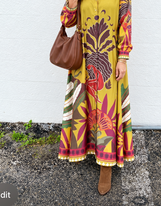 Sadie Dress MUSTARD