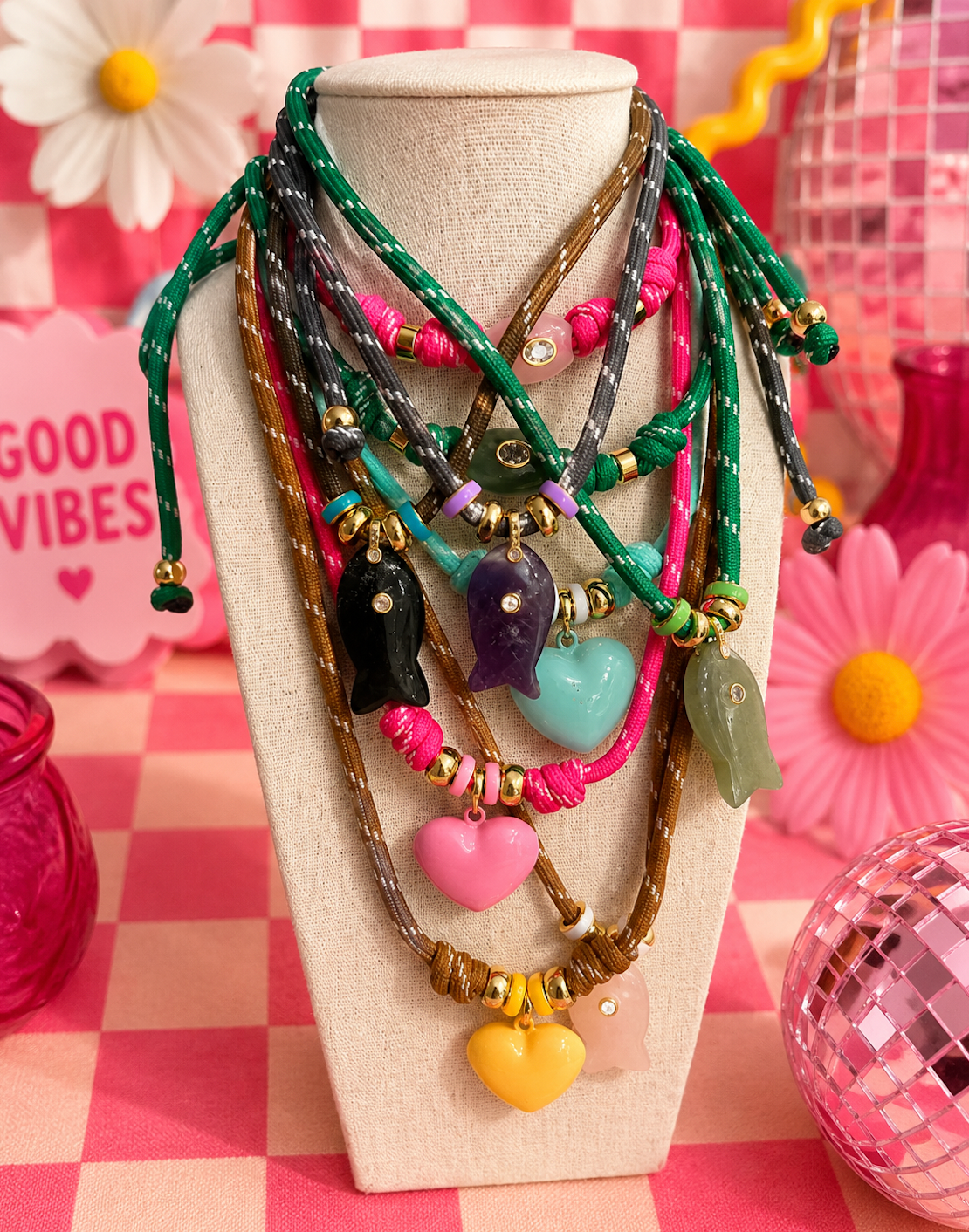 Cody Adjustable Fish Necklace (4 colors)